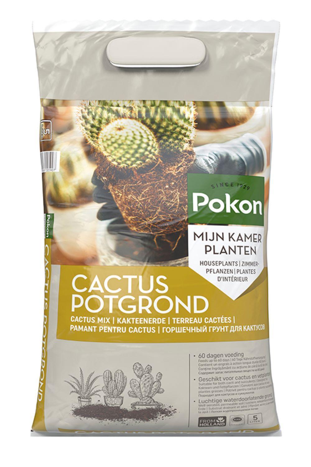 Pokon cactus & vetplant - Potgrond - 5L